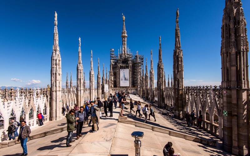 The road to Heaven: Via Montenapoleone